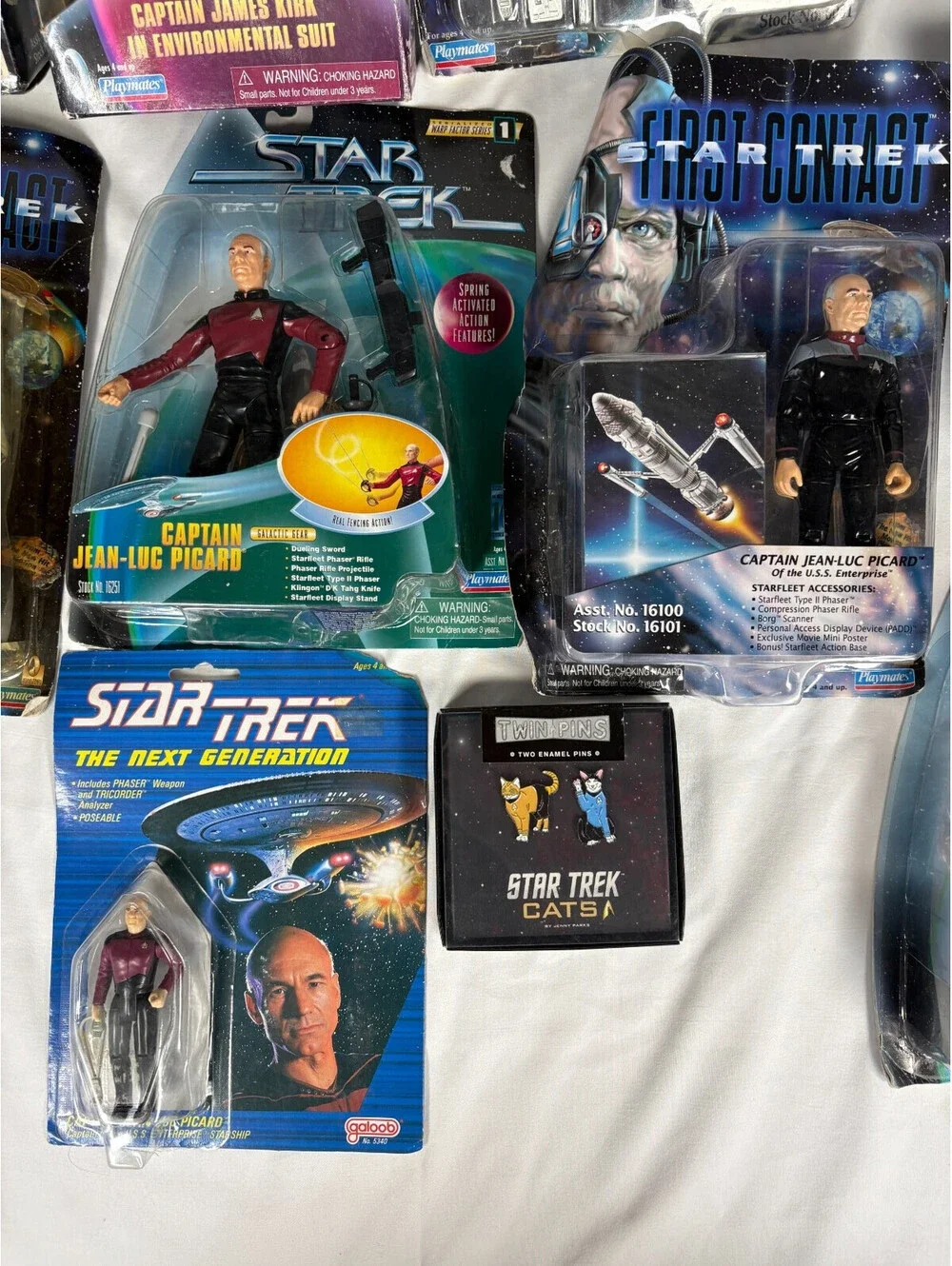 Star Trek Lot of Mixed Action Figure Generation First Contact Nemesis